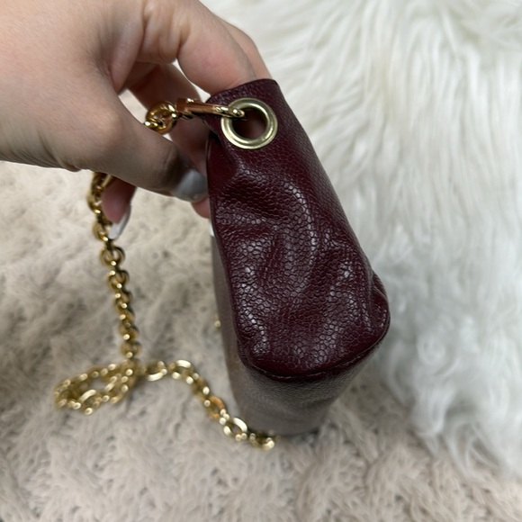 Chanel Burgundy Pouch. - Picture 3 of 7